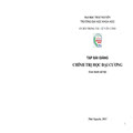 Tập bài giảng chính trị học đại cương